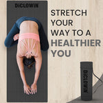 Load image into Gallery viewer, DiCLOWiN Yoga Mat | 6mm, Anti Slip, Extra Grip | Storage Strap Included | Exercise, Stretch, Rest & Yoga For Men, Women, Children, Elderly