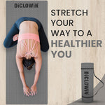 Load image into Gallery viewer, DiCLOWiN Yoga Mat | 6mm, Anti Slip, Extra Grip | Storage Strap Included | Exercise, Stretch, Rest & Yoga For Men, Women, Children, Elderly