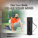 Load image into Gallery viewer, DiCLOWiN Yoga Mat | 6mm, Anti Slip, Extra Grip | Storage Strap Included | Exercise, Stretch, Rest & Yoga For Men, Women, Children, Elderly