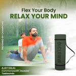 Load image into Gallery viewer, DiCLOWiN Yoga Mat | 6mm, Anti Slip, Extra Grip | Storage Strap Included | Exercise, Stretch, Rest & Yoga For Men, Women, Children, Elderly