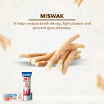 Load image into Gallery viewer, Orasore 24x7 Miswak Duo | Natural Toothpaste 100g & Clear Mouthwash 100ml |  Fights 7 Dental Problems & Prevents Bad Breath | Zero Color & Zero Alcohol Mouthwash | Free Bamboo Toothbrush