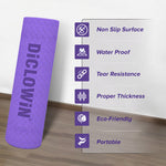 Load image into Gallery viewer, DiCLOWiN Yoga Mat | 6mm, Anti Slip, Extra Grip | Storage Strap Included | Exercise, Stretch, Rest & Yoga For Men, Women, Children, Elderly