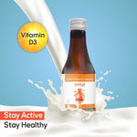 Load image into Gallery viewer, VitalFit D3 Suspension | Essential Calcium & Vitamin D Support for Bone Health & Immune System | Useful in Osteoporosis & Fractures | 200ml Liquid(Pack of 2)