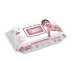 Load image into Gallery viewer, Handeez Water Wipes with 99% Pure Water | Vitamin E & Aloe Vera | Unscented & Ultra Soft for Sensitive Skin | Free from Sulphates, Parabens & Alcohol | Plastic Lid Packing (72 Baby Wipes)(Pack of 1)