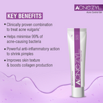 Load image into Gallery viewer, Acnezyl Acne Control 15g Gel with Nicotinamide & Clindamycin(Pack Of 1)| Improves Skin Texture, Shrinks Pimples & Reduces Blemishes | Clinically Proven | For Women & Men