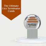 Load image into Gallery viewer, Medilice Professional Lice Terminator Comb | Stainless Steel Rust-Free Built with Micro-Groove Teeth for Louse, Nits, Eggs Removal | Original Brand