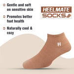 Load image into Gallery viewer, Heelmate Ankle Length Socks | Breathable, Soft & Sustainable Fabric | Ultimate Comfort & Moisture Retention | Daily Wear & Sporty | Pack of 3
