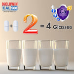 Load image into Gallery viewer, Diclowin CAL500 | Daily Dose Tablet of 500mg Calcium & 500IU Vitamin D3 | Promotes Strong Bones, Teeth, Muscles & Boosts Immunity | 30 Tablets (Pack of 2)