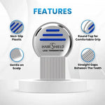 Load image into Gallery viewer, Hairshield Lice Terminator Comb | Professional Stainless Steel | Louse & Nit Comb for Head | Micro-Groove Teeth | Original, Effortless & Ergonomic