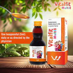 Load image into Gallery viewer, Vitalfit Multi Syrup | Boost Immunity | Power House of Multi-Vitamins, Multi-Minerals, Antioxidant | 200ml Bottle|(Pack of 2)