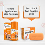 Load image into Gallery viewer, Medilice Lice & Scabies Combo | Anti Lice Lotion 30ml + Medicated Soap 75g | Suitable For All Skin Types of Men & Women | Trusted Brand Since 1998