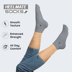 Load image into Gallery viewer, Heelmate Ankle Length Socks | Breathable, Soft & Sustainable Fabric | Ultimate Comfort & Moisture Retention | Daily Wear & Sporty | Pack of 3