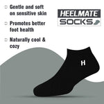 Load image into Gallery viewer, Heelmate Ankle Length Socks | Breathable, Soft & Sustainable Fabric | Ultimate Comfort & Moisture Retention | Daily Wear & Sporty | Pack of 3
