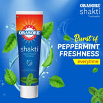 Load image into Gallery viewer, Orasore Shakti Toothpaste 100g | Whitens Teeth, Fresh Breath & Reduces Cavities | Calcium-Boost Toothpaste for Stronger Teeth & Healthy Gums (Pack of 2)