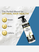 Load image into Gallery viewer, Hairshield Anti Hairfall Daily Shampoo | Plant Keratin, Biotin & Caffeine | Cleanses Scalp, Controls Frizz, Hair Breakage & Split Ends | Developed by Experts | Paraben Free | Shining Black | 100ml