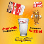 Load image into Gallery viewer, Larla Hing Antacid | For Acidity, Heartburn, Acid Reflux, Nausea, Gas, & Bloating | Asli Hing with No Added Colour | Refreshing Digestive Drink | 30 Sachets x 5g Each