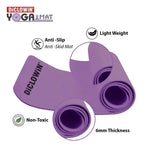 Load image into Gallery viewer, DiCLOWiN Yoga Mat | 6mm, Anti Slip, Extra Grip | Storage Strap Included | Exercise, Stretch, Rest & Yoga For Men, Women, Children, Elderly