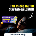 Load image into Gallery viewer, Melatonin 5mg Tablets | Natural Sleep Supplement with Valerian, L-Theanine & Vitamin B8 | Non-Habit Forming | Relieves Insomnia & Jet Lag | Pacof 3X10 Tabs