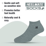 Load image into Gallery viewer, Heelmate Ankle Length Socks | Breathable, Soft & Sustainable Fabric | Ultimate Comfort & Moisture Retention | Daily Wear & Sporty | Pack of 3