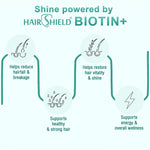 Load image into Gallery viewer, Hairshield Biotin+ Tablets with Rosemary, Green Tea, Lycopene, Pumpkin Seed | 100% RDA Biotin | Reduces Hairfall & Supports Healthy Skin, Hair & Nails | Vegetarian 60 Tablets