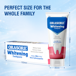 Load image into Gallery viewer, Orasore Whitening Toothpaste 120gm with nHAp | Peroxide-Free | Enamel Remineralizer | Natural Extracts to Reduce Sensitivity, Fight Cavities & Remove Gum Diseases