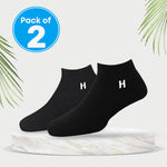 Load image into Gallery viewer, Heelmate Ankle Length Socks | Breathable, Soft & Sustainable Fabric | Ultimate Comfort & Moisture Retention | Daily Wear & Sporty | Pack of 2