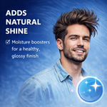 Load image into Gallery viewer, Hairshield Strong Hold Styling Gel for Men | 24Hr Control | Biotin & Caffeine Infused | No Flakes, Non-Sticky, Natural Shine | 50ml