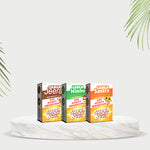 Load image into Gallery viewer, Larla Super 6 Combo Pack | Natural Digestive Powder | Quick Relief from Gas, Acidity & Indigestion | Jeera, Santra & Nimbu Each Flavour 6 x 5g Sachets | Tasty & Effective | (Pack of 3)