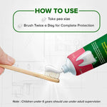 Load image into Gallery viewer, Orasore Salt & Neem Duo | Gum Strengthening Toothpaste 100g & Clear Mouthwash 100ml | Fights Pyorrhea, Whitens Teeth & Stops Dental Pain | Zero Color & Zero Alcohol Mouthwash | Free Bamboo Toothbrush