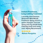 Load image into Gallery viewer, Salt & Neem Mint Freshening Combo | Orasore Salt & Neem Toothpaste 100g with Free Bamboo Toothbrush & Instant Mouth Freshener Spray 15g| Mint Cool Breath Freshener with Zero Calories