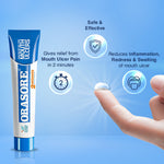 Load image into Gallery viewer, Orasore Whitening Combo | Mouth Ulcer Gel 12g + Clear Mouth Wash 100ml + Whitening Toothpaste 100gm