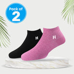 Load image into Gallery viewer, Heelmate Ankle Length Socks | Breathable, Soft & Sustainable Fabric | Ultimate Comfort & Moisture Retention | Daily Wear & Sporty | Pack of 2