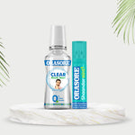 Load image into Gallery viewer, ShaandarMint Mouth Fresh Combo | Instant Mouth Freshener Spray 15g & Orasore Clear Mouthwash 250ml | Zero Color & Zero Alcohol