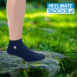 Load image into Gallery viewer, Heelmate Moisture Lock Combo | Cracked Heel Repair Cream (Pack of 6) + Free Blue & Pink Socks | Deep Healing for Dry, Cracked Heels | Breathable & Reusable Socks Included