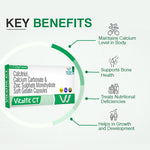 Load image into Gallery viewer, Vitalfit CT Calcium Carbonate Zinc Vitamin D Softgels | Multimineral Support for Cardiac, Bone & Heart Health | For Men and Women