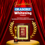 Load image into Gallery viewer, Orasore Whitening Toothpaste 120gm with nHAp | Peroxide-Free | Enamel Remineralizer | Natural Extracts to Reduce Sensitivity, Fight Cavities & Remove Gum Diseases
