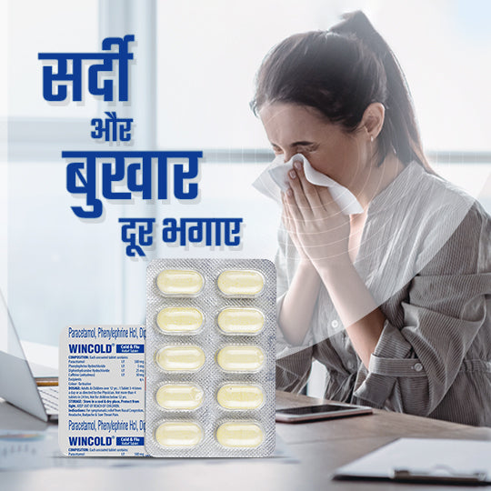Wincold Cold & Flu Relief Tablet (Pack of 4)