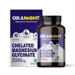 Load image into Gallery viewer, OraNight Magnesium Glycinate 2000mg Tablets | Chelated Magnesium Supplement | Supports Sleep, Muscle Recovery & Nerve Health | High Absorption Formula | 60 Vegetarian Tablets