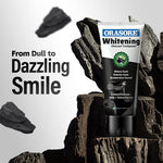 Load image into Gallery viewer, Orasore Whitening Charcoal Toothpaste 120gm | With Activated Charcoal & Nano Hydroxyapatite | Fights Stains, Removes Plaque & Strengthens Enamel | Sugar-Free | Free Organic Bamboo Toothbrush