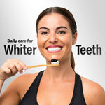 Load image into Gallery viewer, Orasore Whitening Charcoal Toothpaste 120gm | With Activated Charcoal & Nano Hydroxyapatite | Fights Stains, Removes Plaque & Strengthens Enamel | Sugar-Free | Free Organic Bamboo Toothbrush