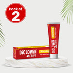 Load image into Gallery viewer, Diclowin Active Warming Pain Relief Cream | Fast-Acting Muscle & Joint Pain Relief | Non- Greasy, Soothing Warmth for Sprains, Stiffness, and Aches | Compact & Travel-Friendly | 30g (Pack of 2)