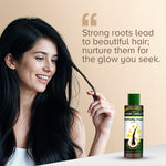 Load image into Gallery viewer, Hairshield Infinity Hair Ayurvedic Oil with 21 Herbs including Bhringraj, Henna, Amla, Neem | 8 Natural Oils | Promotes Hair Growth, Stops Hairfall, Reduces Breakage & Split Ends, Removes Dandruff | 100ml(Pack of 2)
