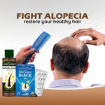 Load image into Gallery viewer, Hairshield Men Anti Hairfall Duo Pack | Infinity Hair Ayurvedic Oil 100ml & Daily Biotin Vegetarian Tablet | Promotes Hair Growth, Stops Hairfall, Reduces Breakage & Receding Hairline | Powered with 33 Ingredients| Free Neem Comb