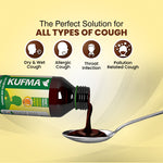 Load image into Gallery viewer, Kufma Natural (100% Natural) Cough Relief syrup  (Pack of 2)  Kufma Natural Ayurvedic Cough Syrup | Made with 18 Natural Herbs including Natural Honey and Karkatashringi | Soothing Cough Relief | Safe for All Ages
