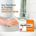 Load image into Gallery viewer, MediLice Trio Lice & Scabies Removal Kit | 1 Steel Terminator Comb + 1 Bottle of 30ml Lice Formula + 1 Anti-Scabies Soap 75g | 3 Step Process for Complete Nits Eradication | First Head to Toe Pack