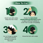 Load image into Gallery viewer, Hairshield Infinity Natural Shampoo | 30ml + FREE 3ml Hair Oil Sachet | Infused with Olive, Argan, Chamomile, Aloe Vera & Macadamia Oils | pH 5.5 | Paraben-Free | Pack of 4