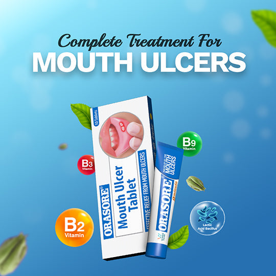 Orasore Mouth Ulcer Gel & Orasore Mouth Ulcer Tablet Combo