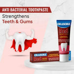 Load image into Gallery viewer, Orasore Red Toothpaste with Free Bamboo Brush | Anti-Sensitivity, Anti-bacterial, Anti-oxidant & Anti-inflammatory | 14 Clinically Proven Ayurvedic Extracts for Bad Breath, Dental Stains (Pack of 2)