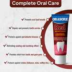 Load image into Gallery viewer, Orasore Red Combo | Mouth Ulcer Gel 12g + Clear Mouth Wash 100ml + Ayurvedic Red Toothpaste 100g