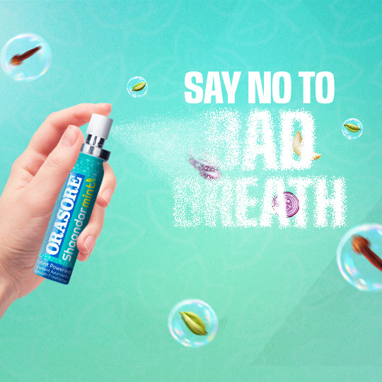 Orasore Whitening & Mint Spray Daily Duo | Whitening Toothpaste 100g & ShaandarMint Breath Freshener 15g | Nanohydroxapatite (nHAp) for Enamel Remineralizing
